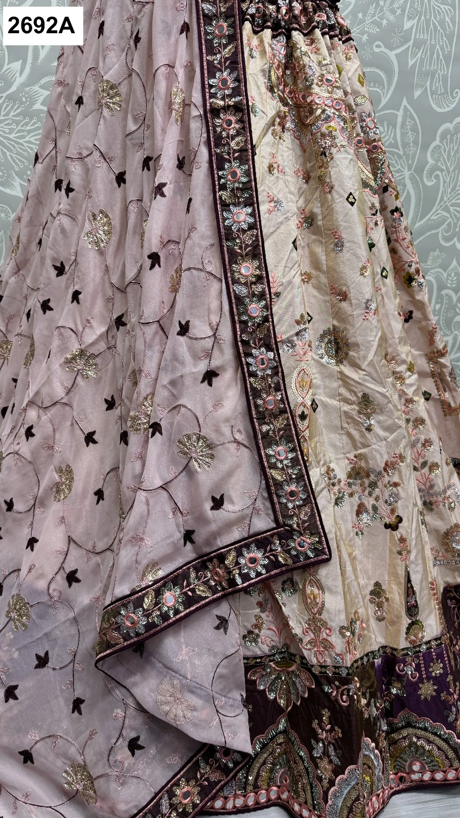 Anjani Art 2692A & 2692B Heavy Pure Viscose Wholesale Lehenga Catalog — Wholesale Lehenga, MPA wholesale from Surat - Gallery Image 9